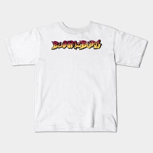 Bloomsburg PA Graffiti Lettering Kids T-Shirt